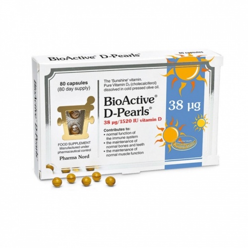 BioActive D-Pearls 38mcg Capsules